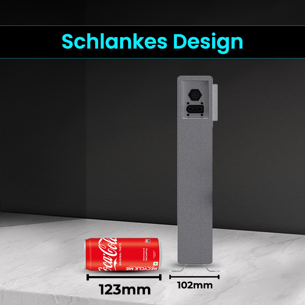 Schlankes Design